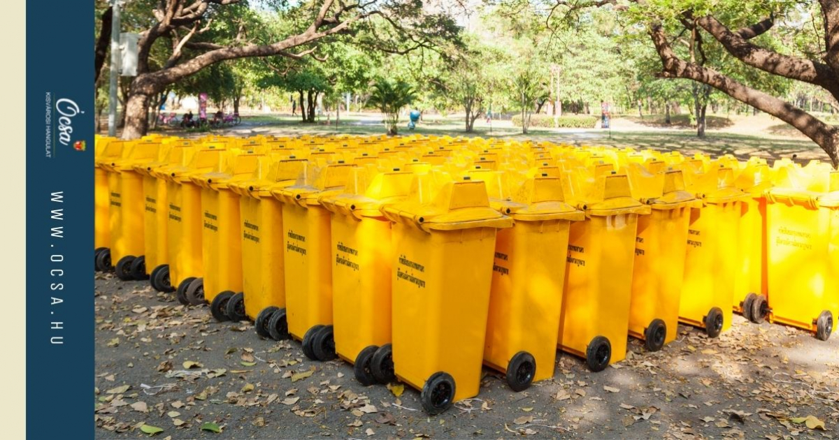 A szelektív hulladékgyűjtő edényzet átadás-átvételének menete