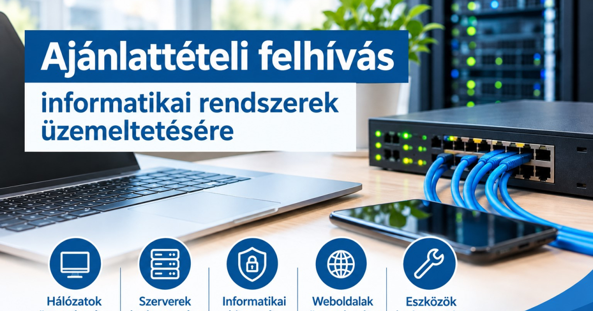 Ajánlattételi felhívás - „Ócsa rendszergazdai feladatok ellátása”