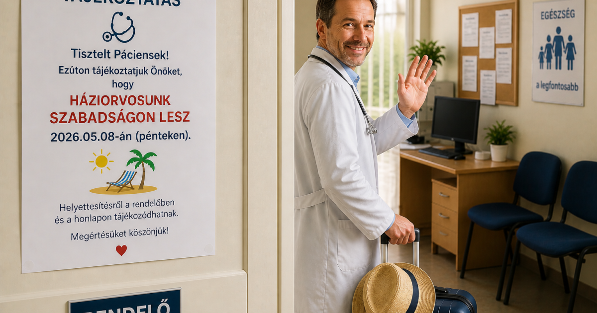 dr. Gallai Zoltán szabadság