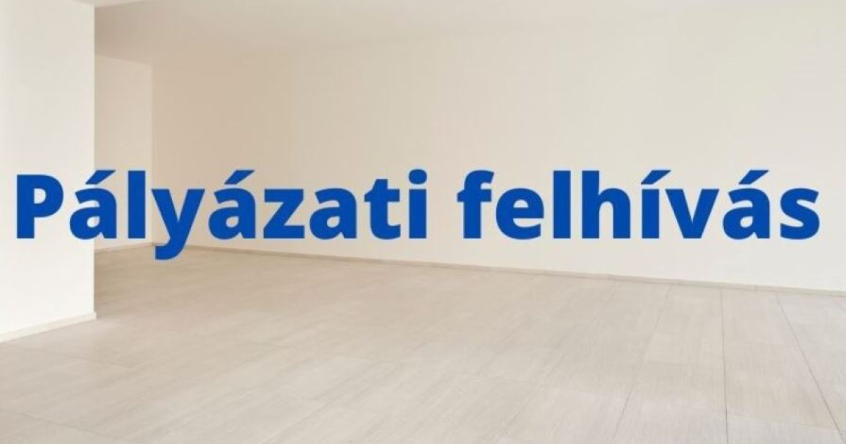 Pályázati felhívás lakásingatlan piaci elven történő bérbeadására