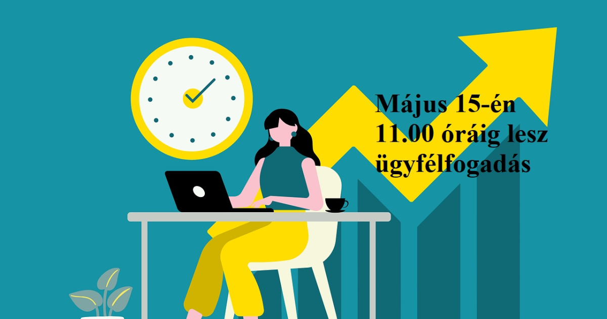 Pénteken rövidített ügyfélfogadás lesz