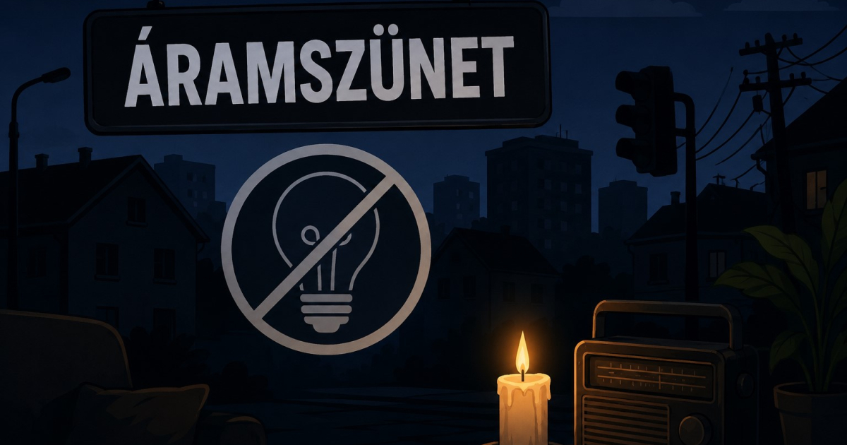 Tervezett áramszünet