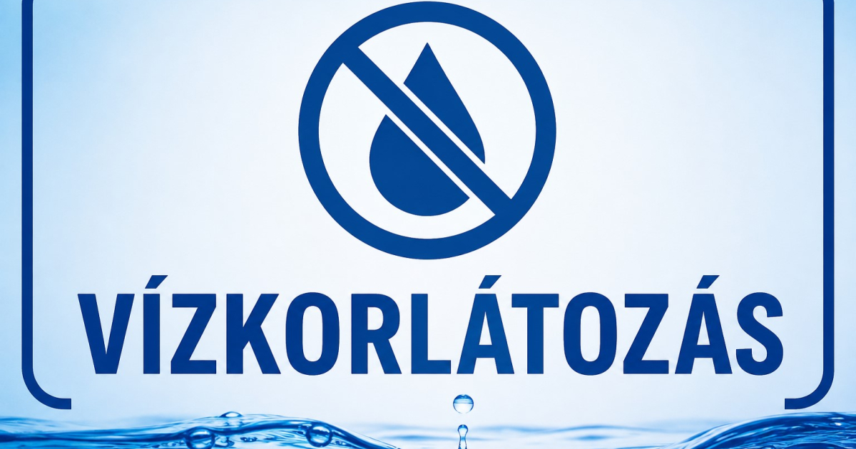 Vízkorlátozás kihirdetése