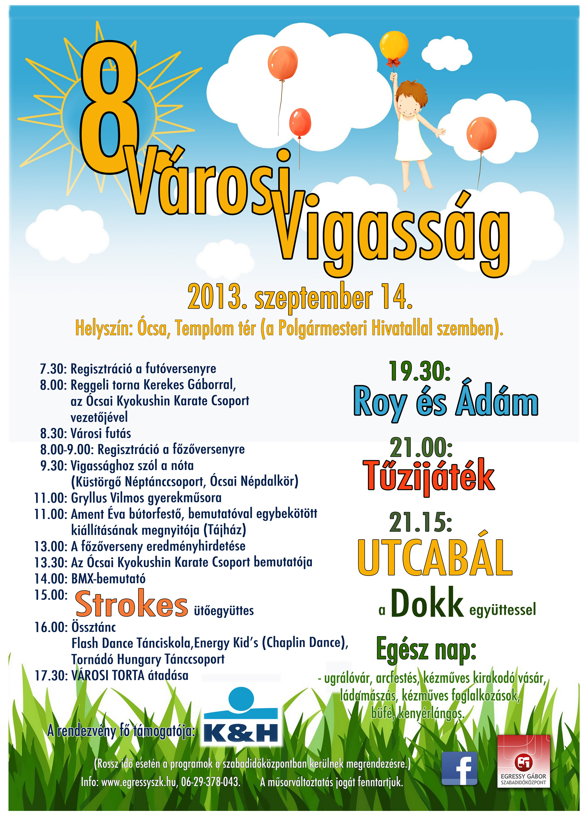 Városi Vigasság 2013 - plakát