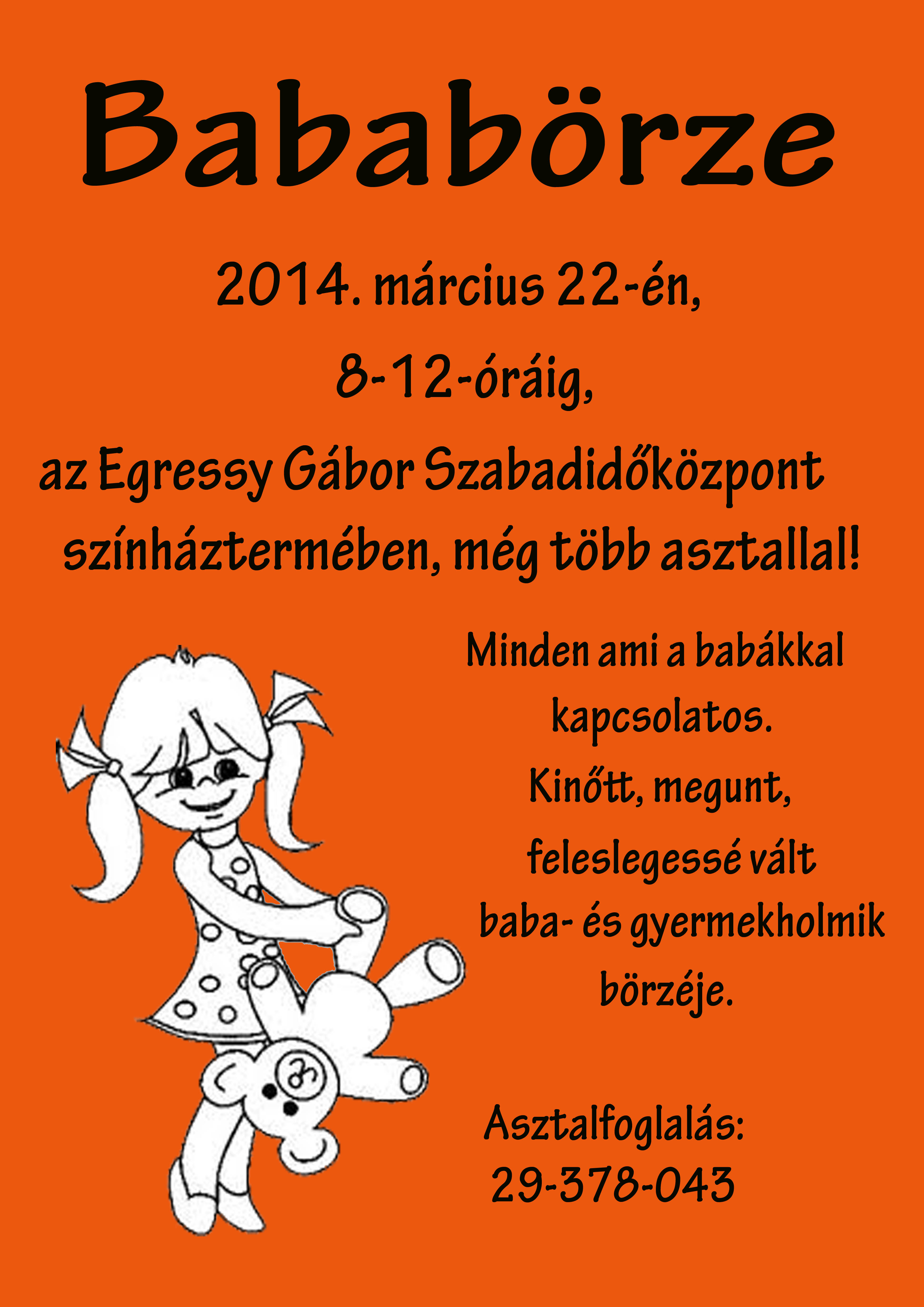 Bababörze plakát március
